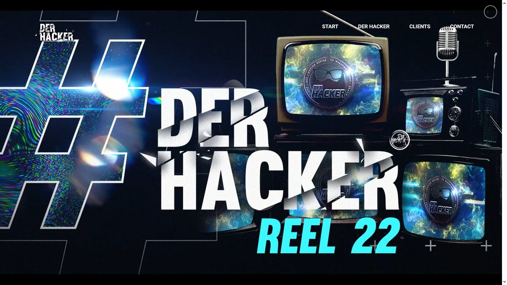 Screenshot der Website derhacker.com