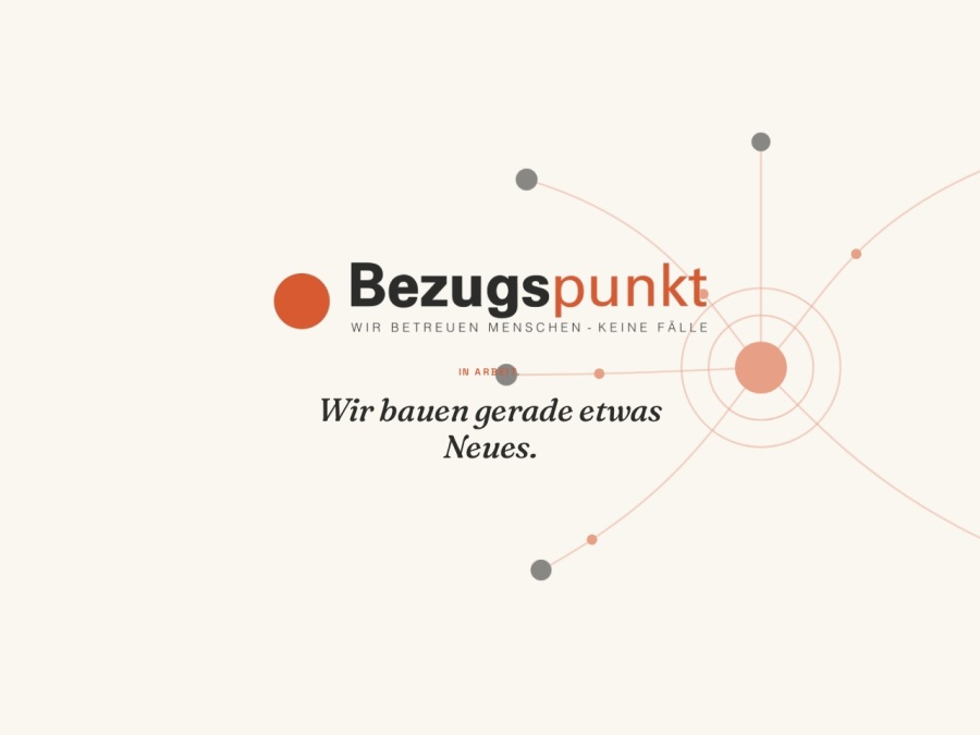 Screenshot der Website bezugspunkt.at