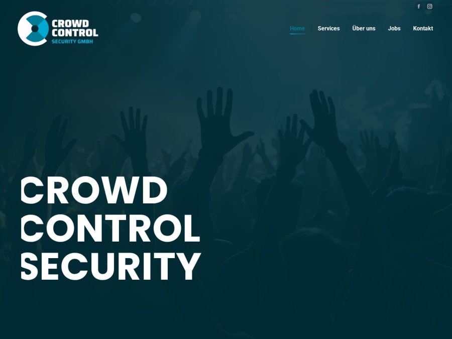 Screenshot der Website cc-security.at